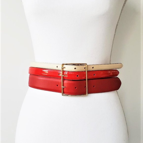 Vionnet Multi Color Leather Belt main image 6